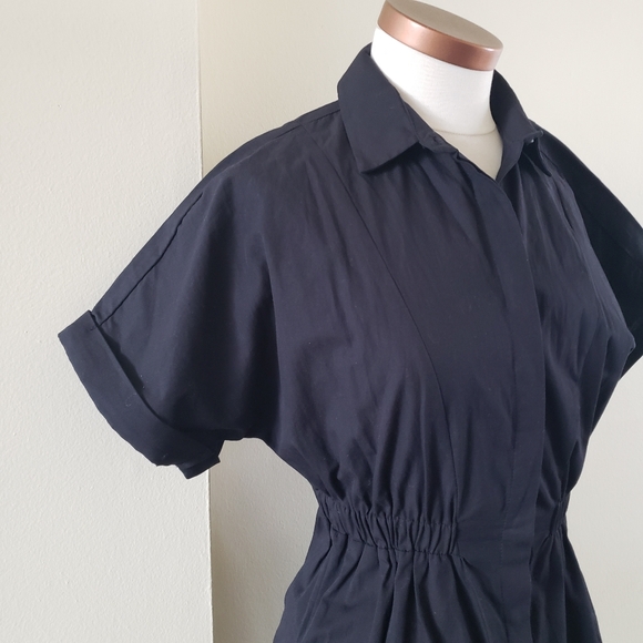 JOIE BNWT LC WAIKIKI 100% Cotton Dress - Black S - Picture 10 of 13